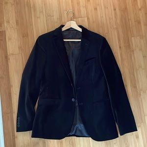 Black Velvet Blazer - 14th & Union